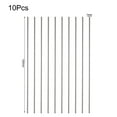 10Pcs High Speed Steel Round Rod Lathe Bar Stock Assorted for Diy Craft