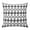 Gray, variant on Throw Pillow Covers 24 x 24 Inch, Retro Boho Cotton Linen Pillows Cases, Dark Red Geometric Pattern Rhombic Bohemia Square Cushion Covers for Couch Sofa Bed