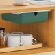 thumbnail image 5 of Cajones de almacenamiento Bandeja de lápices autoadhesiva Organizador de cajón de almacenamiento de mesa de escritorio Soporte debajo del escritorio Caja debajo del cajón Blanco, 5 of 5