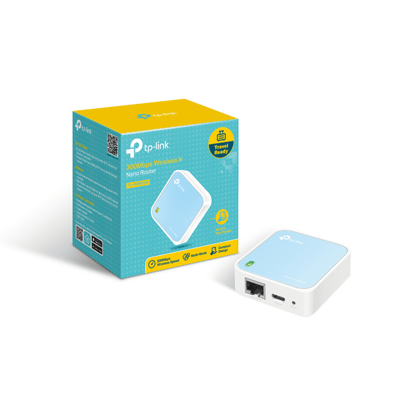 TP-Link TL-WR802N | 300Mbps Wireless N Nano Router | Portable and Compact | Suitable for Home and Travel