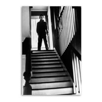Halloween Michael Myers On The Steps 2 Horror Movie Room Aesthetic Poster Print Art Wall Painting Canvas Posters Gifts Modern Bedroom Decor 12x18inch(30x45cm)