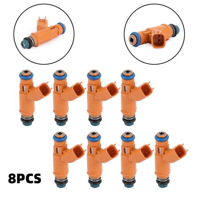 8pcs Fuel Injectors 2W93-AA Fit for Land Rover Range Rover Fit for Jaguar 4.2L 4.4L V8