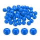 thumbnail image 1 of Uxcell 50 piezas de cuentas de madera azul profundo de 20 mm, cuentas redondas sueltas con agujero grande de 4.5 mm para joyería., 1 of 7