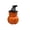 Orange, variant on Honmine 1 Piece Halloween Decorative Lights, Shining Pumpkin Witch Hat Small Hanging Lamp, LED Electronic Night Light for Party Decoration Home Porch Closet Accent