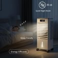 thumbnail image 4 of Garvee Small Evaporative Cooler, 1.84 Gal Indoor Cooler with Remote Control and 3 Speeds, White, 4 of 7