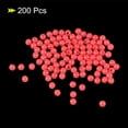 thumbnail image 3 of Unique Bargains Perles de Pêche Rondes en Plastique Lumineux 3mm Outil Rouge 200 Pcs, 3 of 5