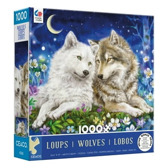 Ceaco 1000-Piece Wolves KD Wolves Interlocking Jigsaw Puzzle