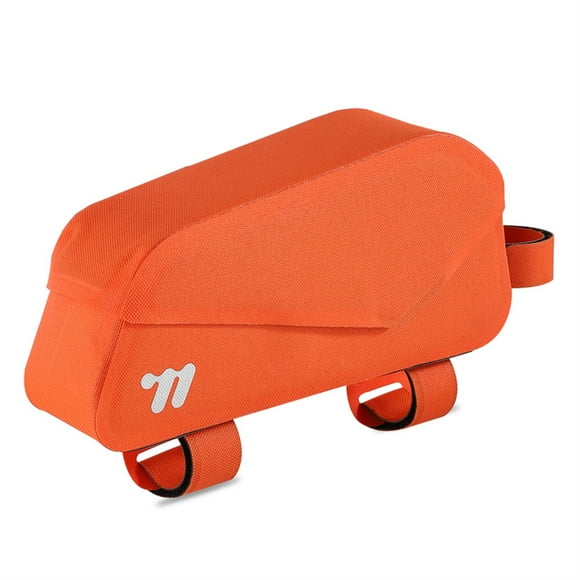 Bike Frame Bag Top Tube Bike Bag Waterproof Magnetic Flap Riding Bag Mountain Road Bike Frame Bag Top Tube Bike Bag Bolt On