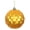 Antique Gold, variant on Vickerman 4" Seafoam Matte Round Pine Cone Ornament, with drilled and wired caps. Comes 6 per Bag.