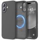 thumbnail image 1 of Funda de Silicona Premium, compatible con MagSafe, a Prueba de Golpes, para iPhone 17 6.3", Negro, 1 of 7