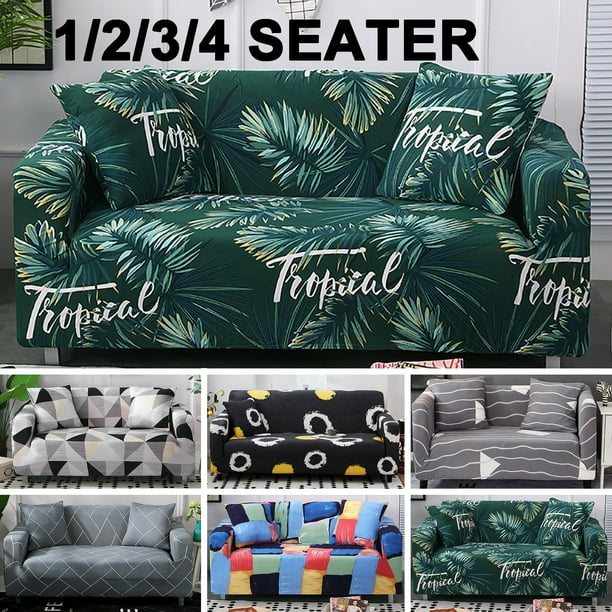 1 2 3 4 Seater Sofa Covers Slipcover in Multiple Colors and Sizes