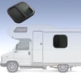 thumbnail image 1 of KIMISS Rounded Sliding RV500x450mm Black Aluminum Alloy Frame UV Resistant Movable  Screen for Caravan Camper Trailer, 1 of 7