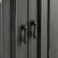 thumbnail image 2 of 1 Drawer 2 Door Accent Cabinet, Gray Finish With White Rub Thru, 2 of 5