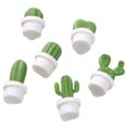 thumbnail image 1 of Coofit 6PCS Fridge Magnets Lovely Cartoon Cactus Refrigerator Magnets Home Decorations, 1 of 10