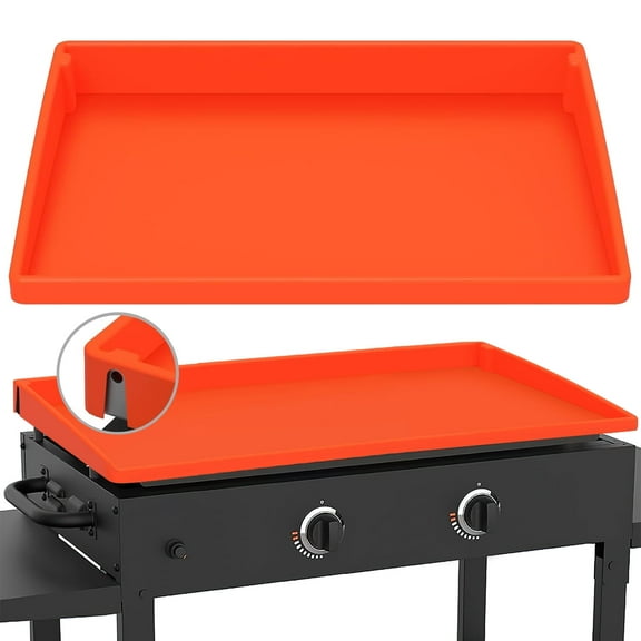 GPED Silicone Griddle Cover Mat for Blackstone, 36" Heavy Duty Food-Grade Grill Mat- Full-Edge Protective, Reusable & Durable,Food-Grade Silicone Griddle Cover from Rust, Insects & Leaves