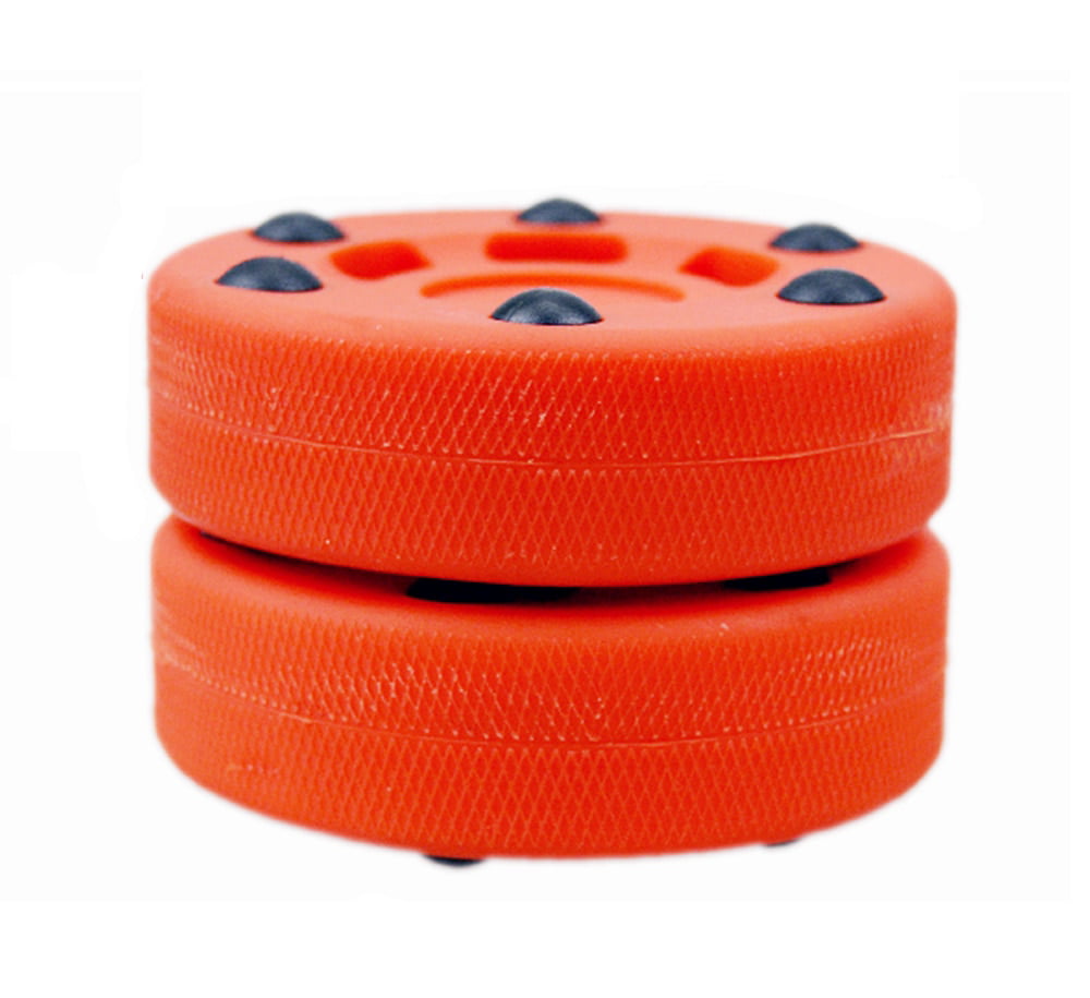 Practice ABS Universal Puck Anti Roll Training  Roller Hockey Durable Ice Inline 