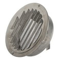 thumbnail image 3 of Grille Persienne 4 Pouces Couverture de Ventilation Hotte Murale - Acier Inoxydable 304 Ronde Ventilation, 3 of 7