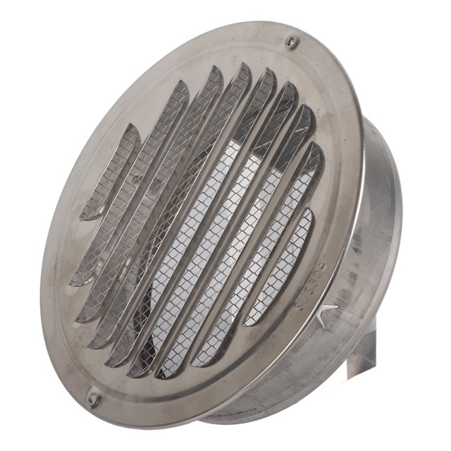 Cubierta De Ventilación De Aire, Rejilla De Ventilación De Acero Inoxidable De 4 Pulgadas, Rejillas De Ventilación De Pared, Salida Resistente A La Intemperie Con Diseño De
