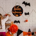 thumbnail image 5 of WHEANG Halloween Sign For Front Door Decor Halloween Wooden Door Hanger Halloween Door Sign Holiday Hanging Welcome Signs Halloween Decorations For Door, 5 of 5