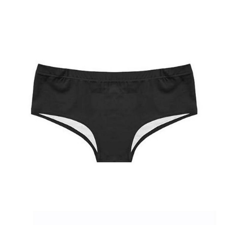 Augper Funny 'Please Charge' Print Women Sexy Panties Cartoon Stretch Soft  Seamless Underwear 