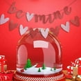 thumbnail image 6 of Zhaomeidaxi 	1 Set Love Heart Pattern Red Glittery Banner for Valentines Day Decorations,Valentines Theme Home Indoor Birthday Party Decorations Supplies,Valentines Day Decor, 6 of 8