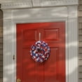 14 in. Patriotic Hydrangea Wreath main image 1