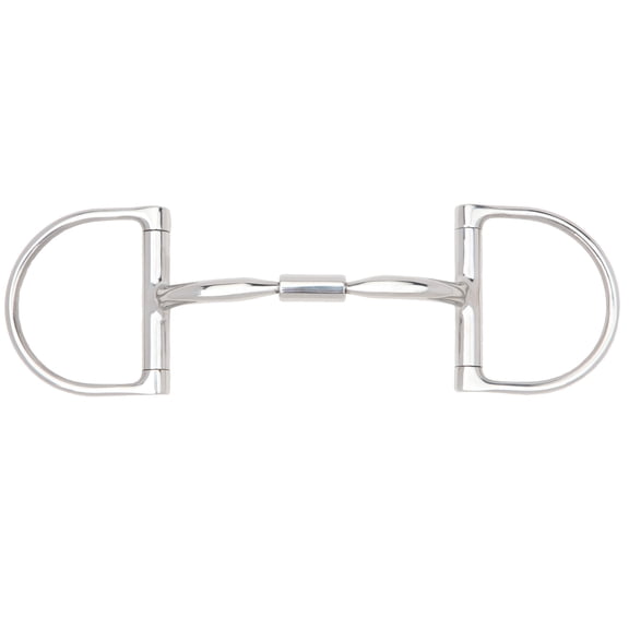 Myler 3 3/8" Medium Dee with Comfort Snaffle Wide Barrel MB 02 (Stainless Steel, 5")