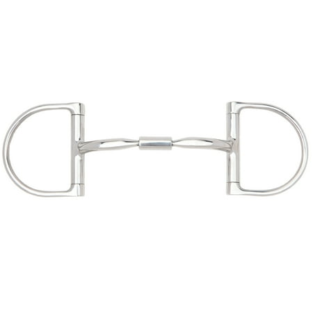 Myler 3 3/8" Medium Dee with Comfort Snaffle Wide Barrel MB 02 (Stainless Steel, 5")
