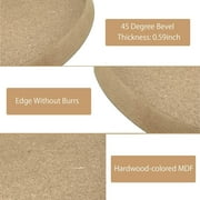 Rectangle Pottery Molds Ceramics Forming Molds Wooden Pottery Forms Clay Pottery Molding Tools MDF Ceramics Dish Plate Slump Mold Press Mold for DIY Craft Handbuilding Plates 11.8x5.9 Inch BurlyWood