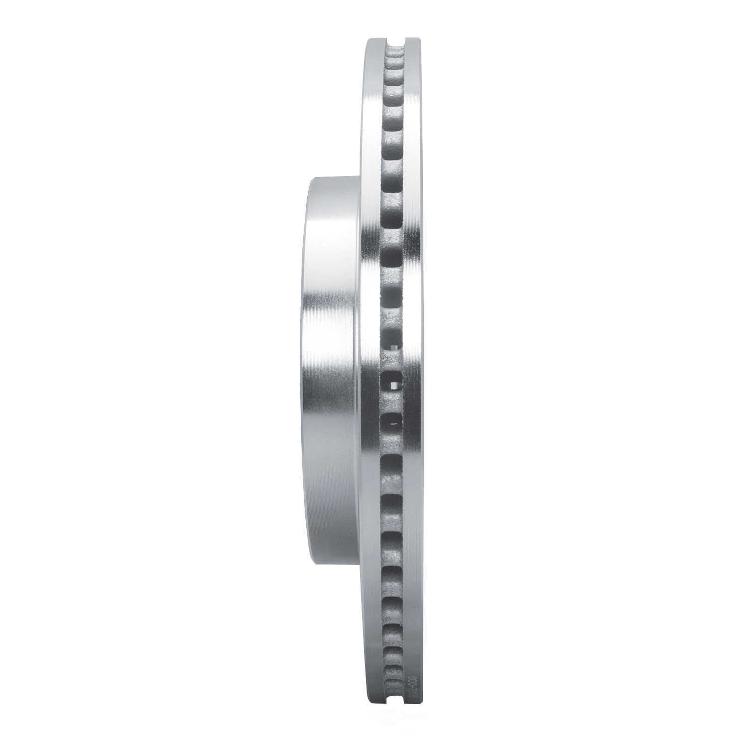 Dynamic Friction Company 631-76155R DFC Brake Rotor - Drilled And Slotted - Silver