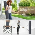 thumbnail image 6 of Gymax Camping Folding Chair w/ Cup Holder 330 LBS Load Capacity for Picnic Camping, 6 of 10