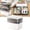 White, variant on 3-Tier Medicine Storage Box - Portable Empty Plastic First Aid Kit, Multipurpose Storage Box with A Portable Weekly Pill Organizer for Family Emergencies, Home, Travel