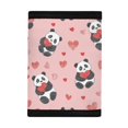 thumbnail image 3 of Chririnla Panda Hearts Compact Kids Trifold Wallet, Polyester Children's Wallet Portable Boys Trifold Wallet for Sports Travel, 3 of 6