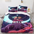 thumbnail image 1 of Ensemble de Literie The Hibou House avec Housse de Couette et Taie d'Oreiller, Microfibre, Impression Numérique Animation, Double, 1 of 5