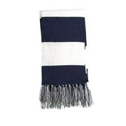 STA02 Spectator Scarf, True Navy & White - One Size