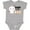 AC-Heather Grey, variant on Daddy is My Boo with Cute Ghost Boys or Girls Baby Bodysuit