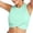 Mint Green, variant on Babysbule Womens Summer Tops Women Workout Tops For Women Cropped Tank Tops Dance Tops Sport Yoga Shirts