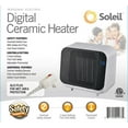 Soleil Electric Digital Ceramic Heater 1500W Indoor White
