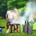 thumbnail image 3 of OUNONA 1Set Grey Meal Prep Bag for Food Storage with Insulation for Picnic, 3 of 5