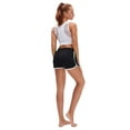 thumbnail image 4 of Geeksport Women's Yoga Shorts, Elastic Waist Running Athletic Shorts, Black XL, 4 of 6