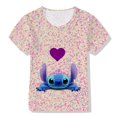 thumbnail image 1 of Camiseta de punto de Disney para niños, camiseta de verano con dibujos animados, camiseta bonita con estampado 3D para niños y niñas, gran oferta Tees150 zhangmengya CONDUJO, 1 of 2