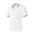 thumbnail image 2 of Ashirexll Mens Shirts Casual, Summer Shirts for Men, Casual Button Turndown Collar T-Shirts Summer Comfortable Short Sleeve T-shirt, 2 of 5