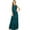 Peacock, variant on Love Stitch Women's High Neck Halter, Smocked Waist Maxi Dress (S, Peacock)