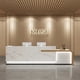 thumbnail image 4 of Counter Modern Reception Desks White Podium Closet Commercial Reception Desks Cashier Mesa De Escritorio Minimalist Furniture My Lux Decor Round, 4 of 7