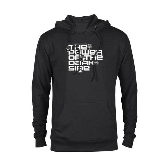 Star Wars Sith You Underestimate the Power of the Dark Side - Pullover Hoodie for Adults - Customized-Black