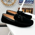 thumbnail image 5 of Big Size Men's Casual Loafers Slip On Leather Shoes Comfortable Lightweight Driving Shoes Male Moccasins Classic Penny Loafer Flats Boat Shoes Outdoor Walking Shoes, 5 of 10