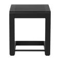 thumbnail image 4 of Pangea Home Leaf Modern Aluminum Patio Side Table in Powder Coated Black, 4 of 5