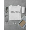 thumbnail image 3 of Lincoln, Text. Men T-Shirt, Male 3X-Large, 3 of 4