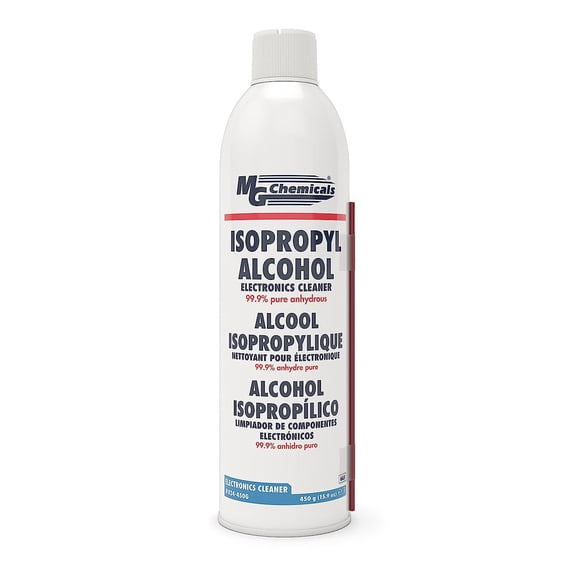 Bilot - 824-450G 824 99.9% Isopropyl Alcohol Electronics Cleaner, 15.9 oz Aerosol Spray, Clear