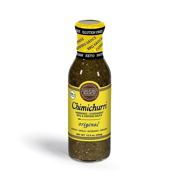 Gaucho Ranch, Original, Chimichurri, 12.5 oz Plastic Bottle